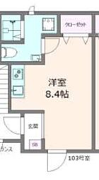 アーバンフォレスト中野 ワンルームの間取図画像