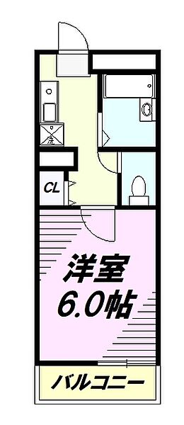 東京都八王子市片倉町(賃貸アパート1K・3階・18.98㎡)の写真 その2