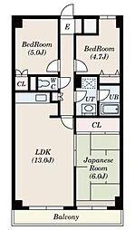 センティール・リベルタ 3LDKの間取図画像