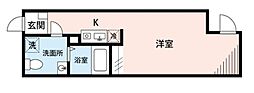 フィオーネ柴又 ワンルームの間取図画像