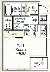 間取図画像 ワンルーム
