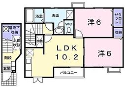 セレーノ 2LDKの間取図画像