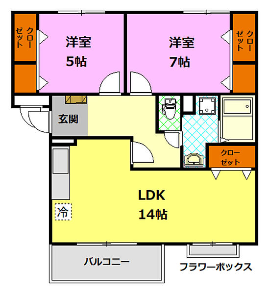 画像2:間取図