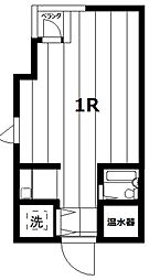 池袋シティハイツ ワンルームの間取図画像