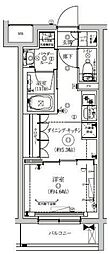 セジョリ東陽町II 2階1DKの間取り