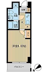 HF葛西レジデンス 1Kの間取図画像