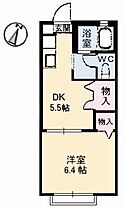 シャーメゾン幸　Ｂ棟 B0101 ｜ 山口県山口市大内問田２丁目15-1（賃貸アパート1DK・1階・28.45㎡） その2