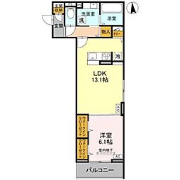 間取図画像 1LDK