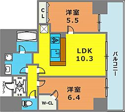 エステムプラザ神戸元町海岸通 8階