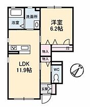 ルピナス岡南 A0101 ｜ 岡山県岡山市南区築港新町２丁目3-9（賃貸アパート1LDK・1階・44.59㎡） その2