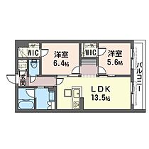 エクラージュ国立 00107 ｜ 東京都国立市谷保７丁目26-8（賃貸アパート2LDK・1階・60.23㎡） その2