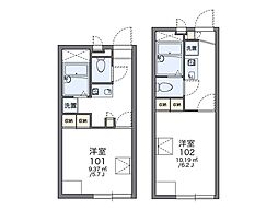 レオパレスフォレスト町田(30112) 1階1Kの間取り