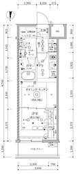 ARTESSIMOCLAIRTORTE 1DKの間取図画像