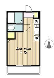 グランディア南橋本 ワンルームの間取図画像