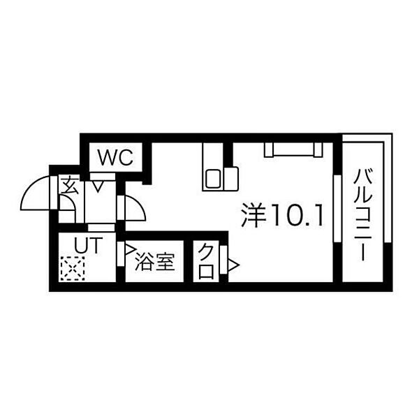 Almo Casa三国ヶ丘 ｜大阪府堺市堺区向陵東町２丁(賃貸マンション1R・4階・25.96㎡)の写真 その2