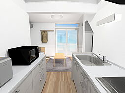 メゾン・ドゥ・イロンデール 101 1階ワンルームのリビング/ダイニング