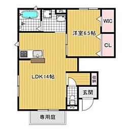 Lumiere渚NORTH 1LDKの間取図画像