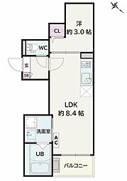 Jack imanariI 1LDKの間取図画像