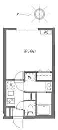 セレヌコート池袋本町 1Kの間取図画像