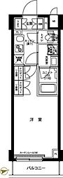 ルーブル大島弐番館 1Kの間取図画像