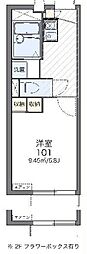 レオパレスコニファー2 1Kの間取図画像
