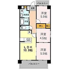 物件の間取り