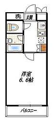 ルーブル練馬 1Kの間取図画像