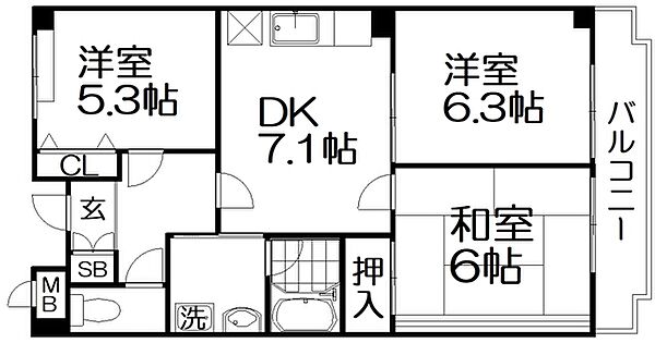 画像2:間取図