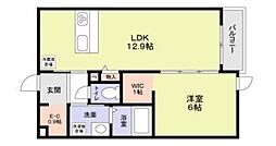 中野区野方4丁目計画 3階1LDKの間取り