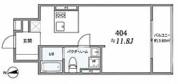 trias193 1DKの間取図画像