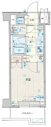 ルーブル川崎中丸子 1Kの間取図画像