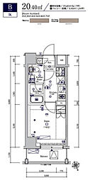 SYFORME大井町 1Kの間取図画像