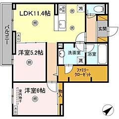 物件の間取り