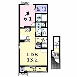 ルミナ 1LDKの間取図画像