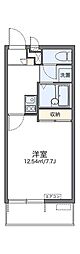 レオパレスkeyakiya 1Kの間取図画像