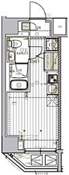 レリア横浜鶴見 ワンルームの間取図画像
