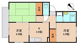 メゾン・ド・アトレ 3Kの間取図画像