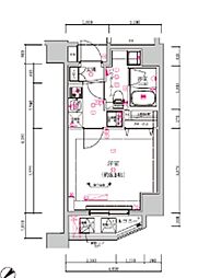 スプレスター大森山王 1Kの間取図画像