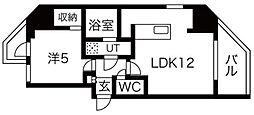 SEASONFLATS蔵前清住通り 1LDKの間取図画像