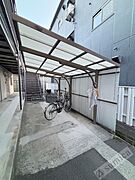 屋根付き駐輪場が嬉しいです♪♪