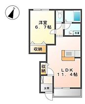 ウォーターミル七番館  ｜ 埼玉県日高市大字高萩2409（賃貸アパート1LDK・1階・44.62㎡） その2