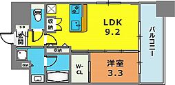 アーバネックス神戸六甲 1LDKの間取図画像