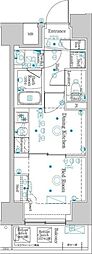 ラフィスタ町田 1DKの間取図画像