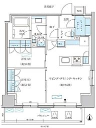 パークアクシス池袋イースト 2LDKの間取図画像
