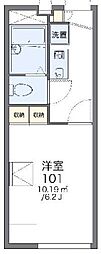 レオパレスひいらぎ 1Kの間取図画像