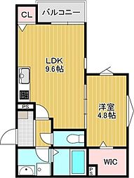 GRAN TOYONAKA 1LDKの間取図画像