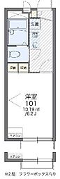 リバーストーンYN 1Kの間取図画像