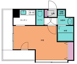 プレール天王洲アイル弐番館 1Kの間取図画像
