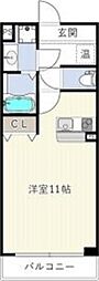 フローライト上新庄駅前 1Kの間取図画像