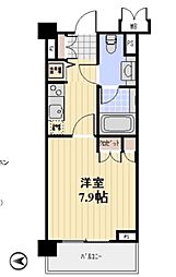 プロスペクト大森海岸 1Kの間取図画像